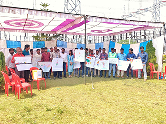 Drawing competition at BDTCL-Bhopal site